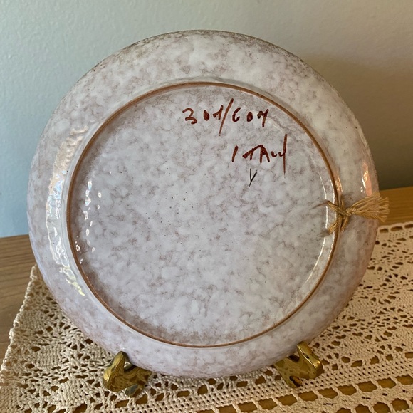 🟢 Italian Gold Floral Plate Bowl Set - Picture 3 of 4